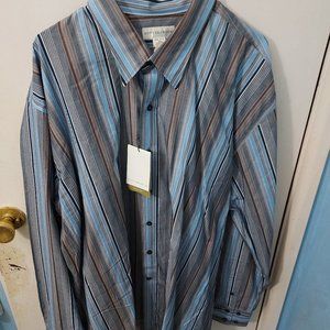 Cutter & Buck Multi-Stripe Shirt, Men's, 2XL, NWT